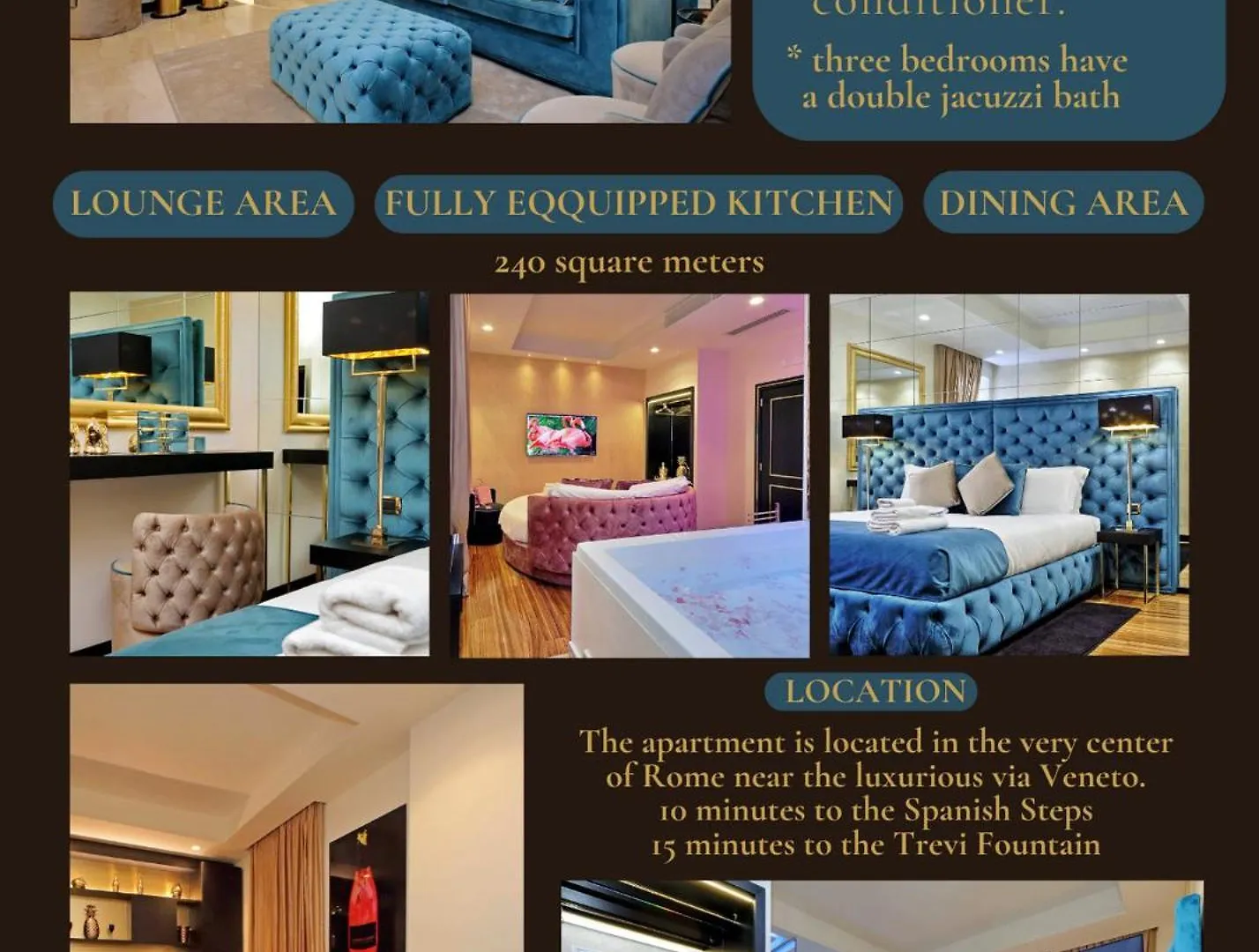 Spanish Gold Edition Rome Apartment
